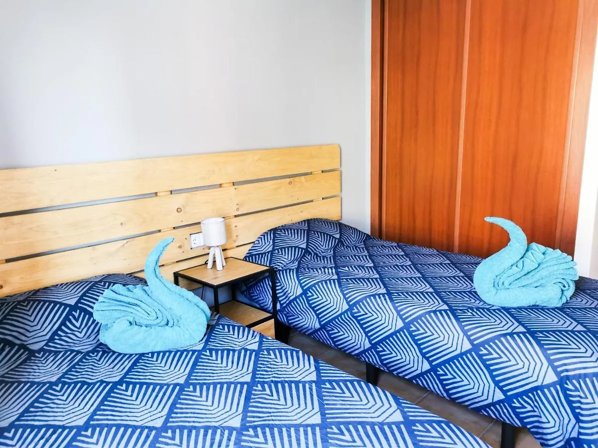 Apartment Tropical Home Fuerteventura With A Sunny Terrace And Fast Wifi Corralejo